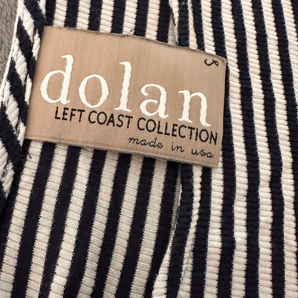 Anthropologie Dolan Left Coast Collection Blue Striped Dress Tulip Skirt Small - Picture 4 of 7